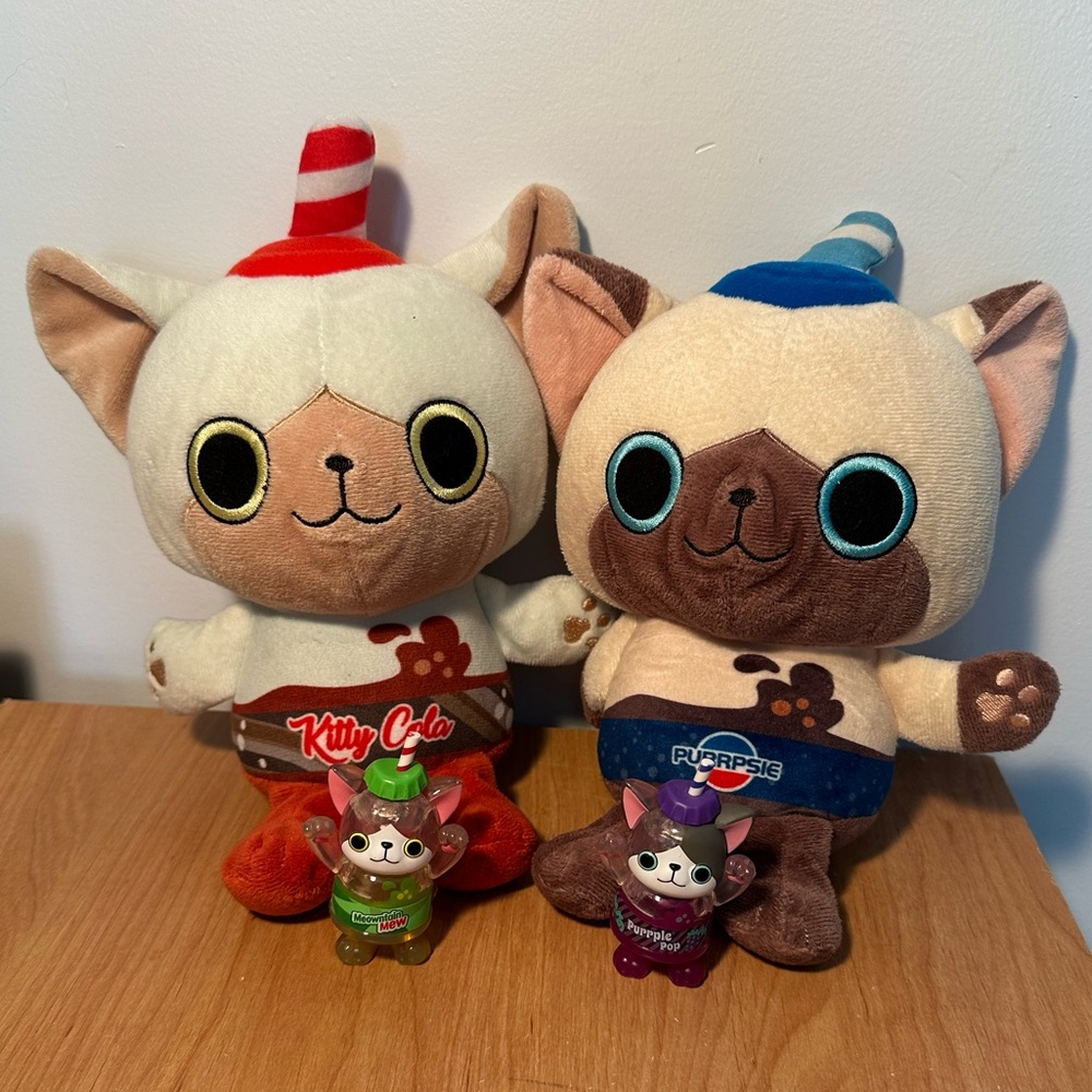Funko Paka Paka Soda Cats Bundle 🐈🐈⬛♥️🩵♥️